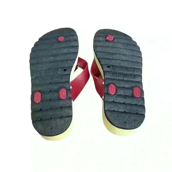 BABE Woman Slide Summer Sandals with Flowers Size 6 - Picture 3 of 6